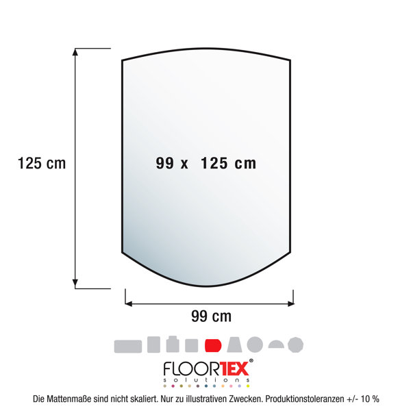 Floortex Cleartex Ultimat Polykarbonat für Hartböden Stuhlmatte